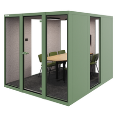 Akoestische-Vergaderbox-VOX401-XLarge-Groen-Zijkant