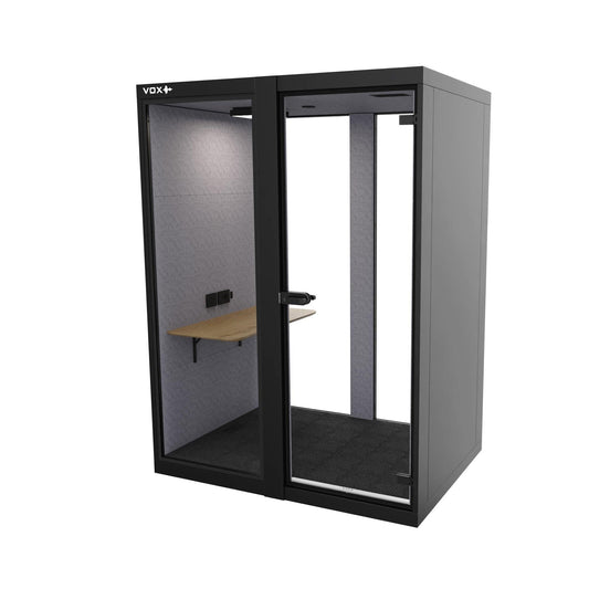 Akoestische Werkplek Voorraad VOX201S Zwart Vergaderboxen Medium Select Kantoormeubelen.