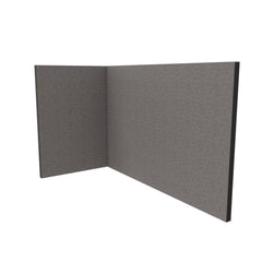 Akoestische bureauschermen – Aluminium X-Opstelling Nyink Bureauschermen  Select Kantoormeubelen.