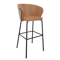 Barkruk Amber - 4-poots met hoge breede rug
