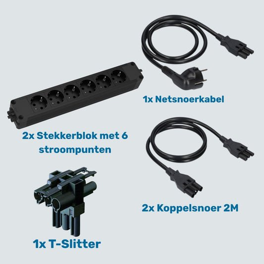 Bekabeling duo werkplek