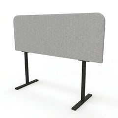 Akoestische bureaudivider afgeronde hoek Nyink Bureauschermen  Select Kantoormeubelen.