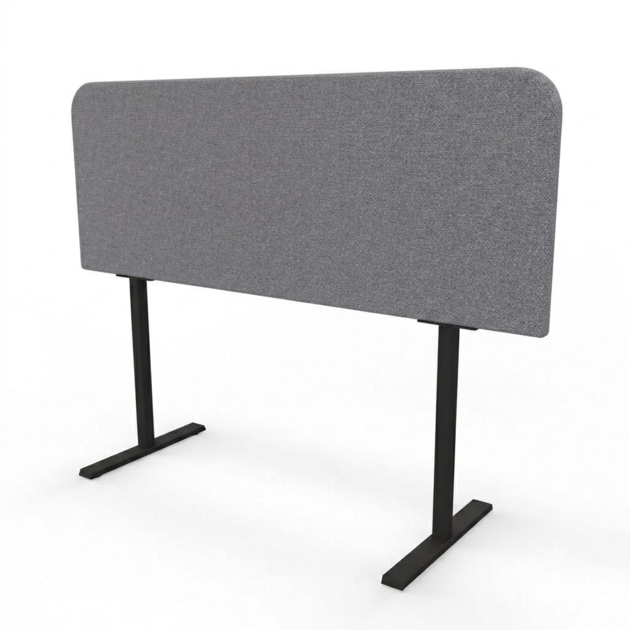 Akoestische bureaudivider afgeronde hoek Nyink Bureauschermen  Select Kantoormeubelen.
