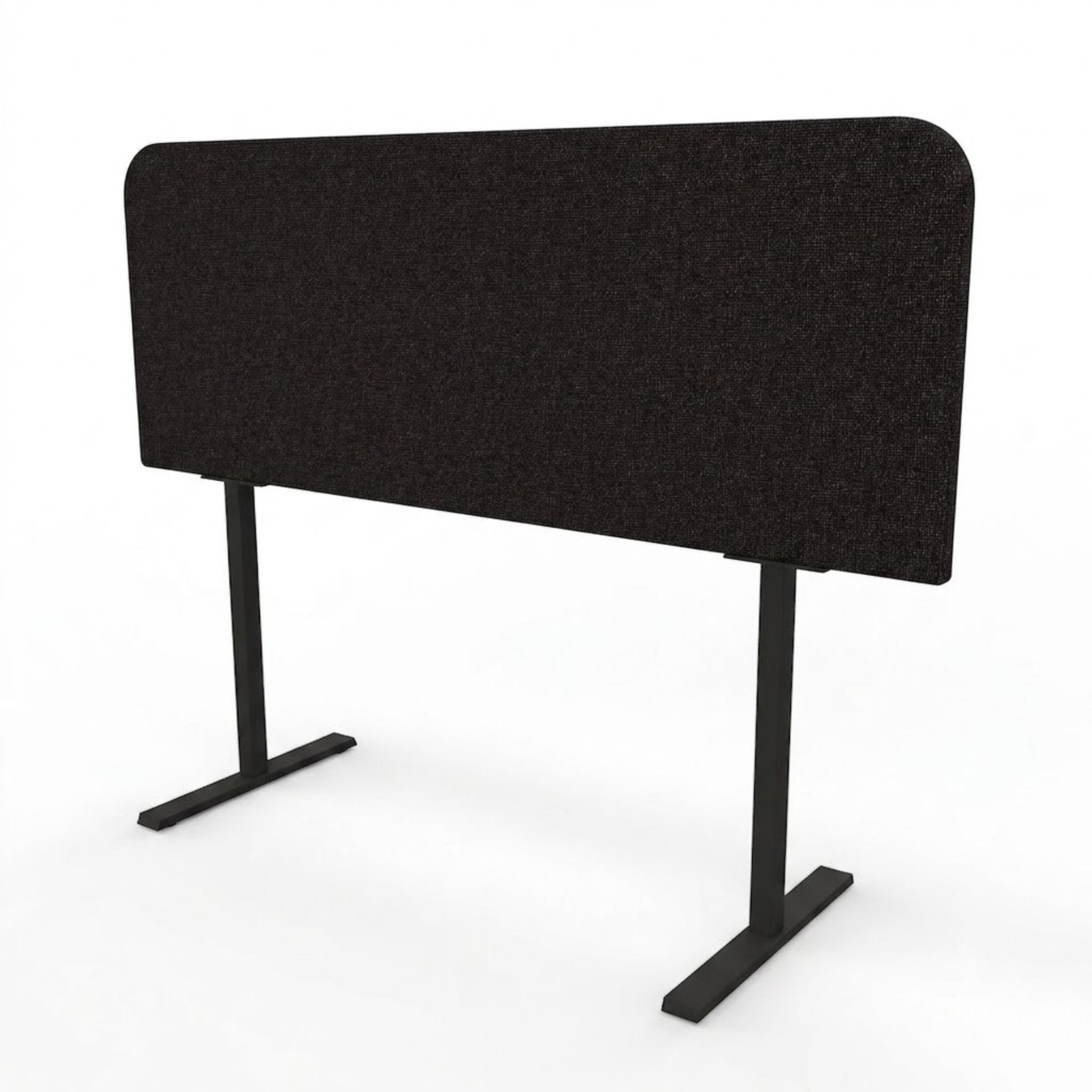 Akoestische bureaudivider afgeronde hoek Nyink Bureauschermen  Select Kantoormeubelen.