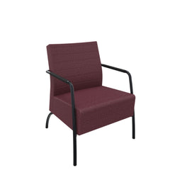 Loungestoel - sledeframe met armleggers en hoge rug Huislijn Kantoormeubelen Loungestoel  Select Kantoormeubelen.