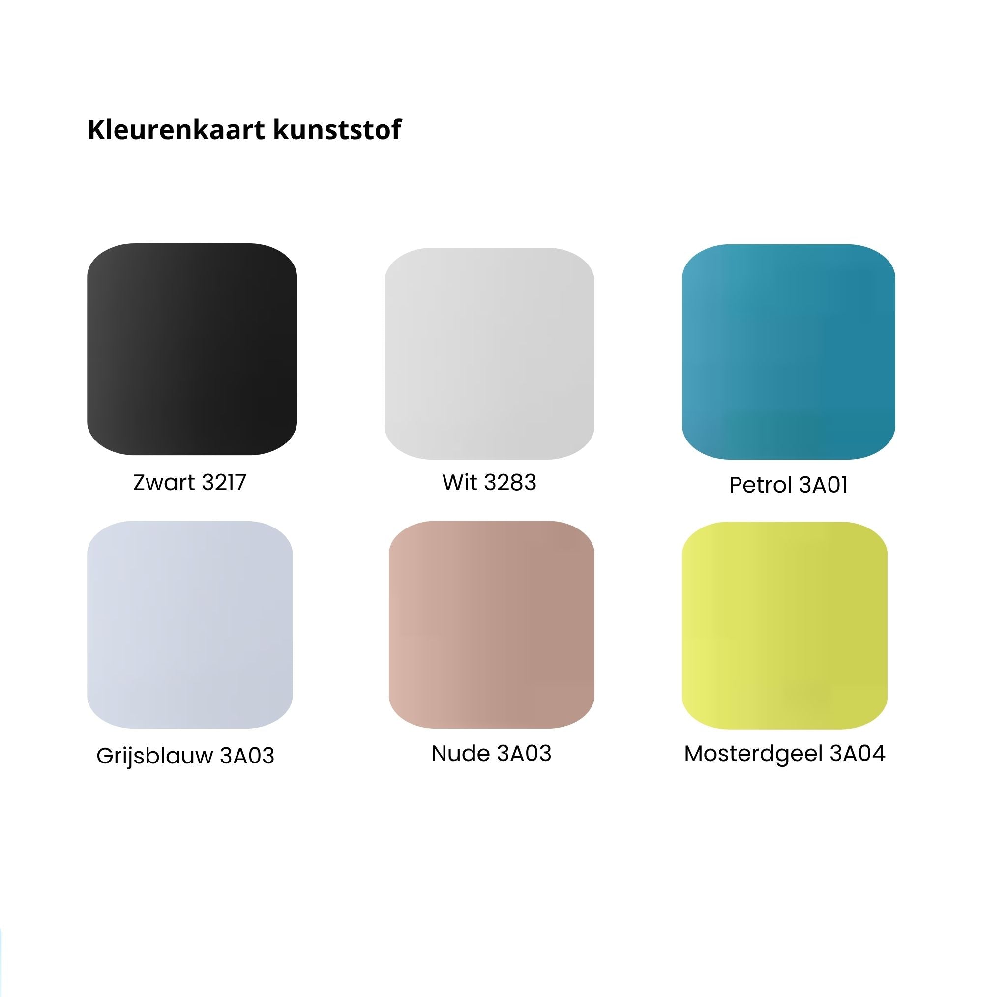 Kleurenkaartkunststof