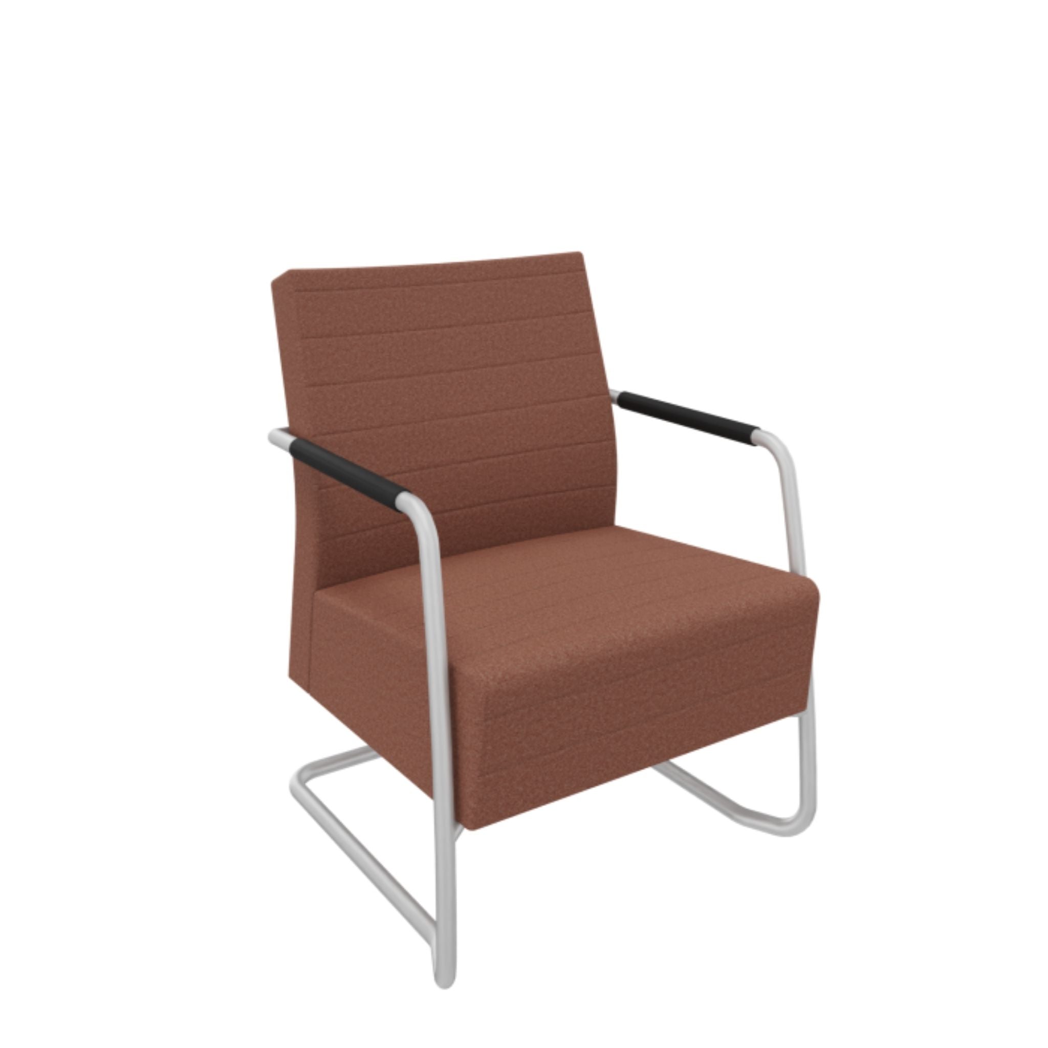 Loungestoel met sledeframe