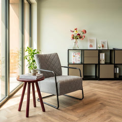 Loungestoel sledeframe met ruiten