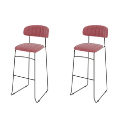 Mundo Barkruk set van 2 stuks roze