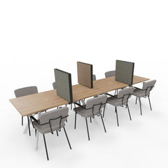 tafelschermen met een montageklem