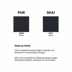 Bekleding productiestoel PUR SKAI
