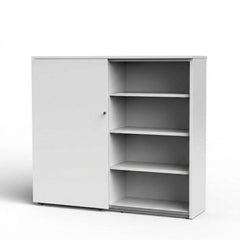 Premium 159 schuifdeurkast wit open