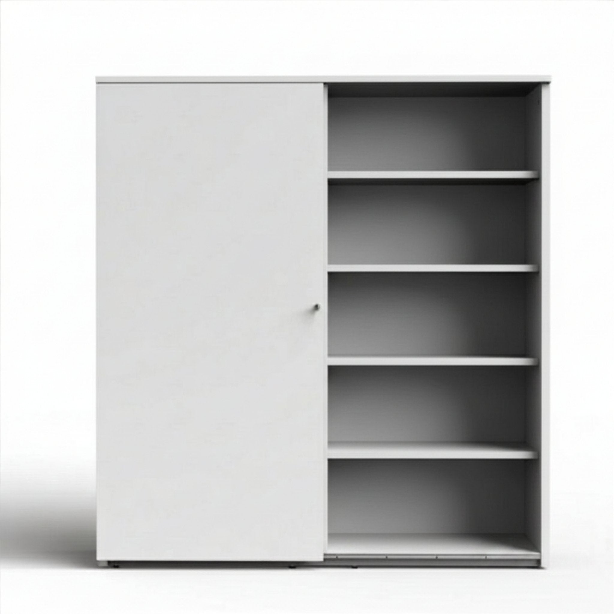 Premium 194 schuifdeurkast wit open