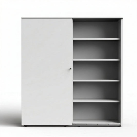 Premium 194 schuifdeurkast wit open