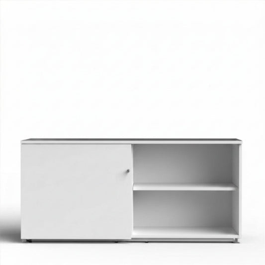 Premium 82 schuifdeurkast wit open