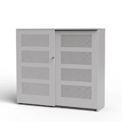 Premium akoestische 159 schuifdeurkast aluminium_2
