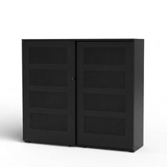 Premium akoestische 159 schuifdeurkast zwart
