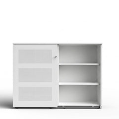 Premium akoestische schuifdeurkast 159 hg. + 6 legborden Orange office Schuifdeurkast  Select Kantoormeubelen.