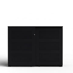 Premium akoestische schuifdeurkast 159 hg. + 6 legborden Orange office Schuifdeurkast  Select Kantoormeubelen.