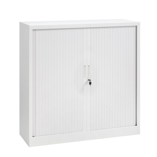 Roldeurkast 118x120 wit