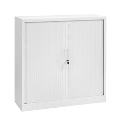 Roldeurkast 118x120 wit