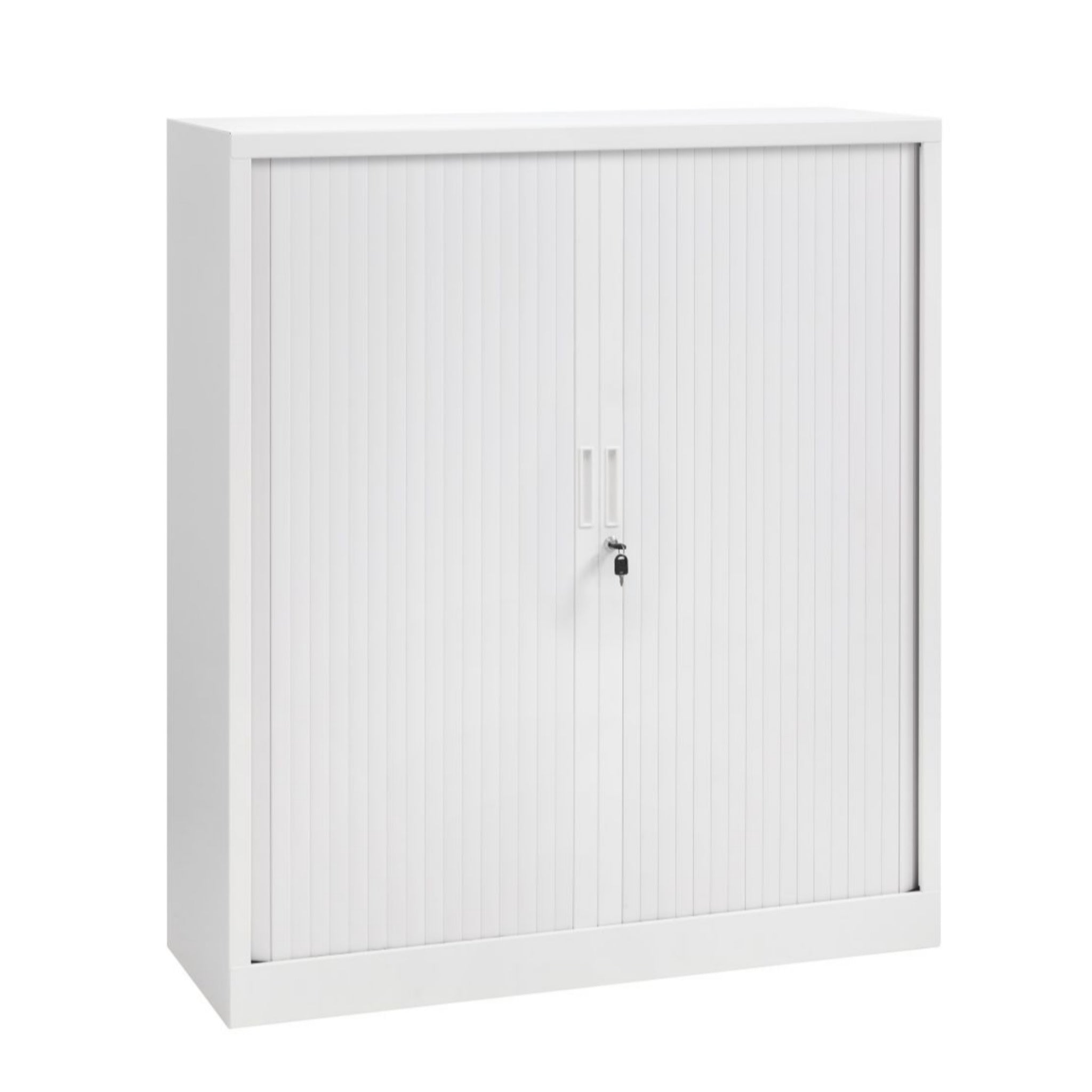 Roldeurkast 135x120 Wit