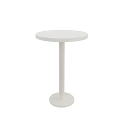 Kolom salontafel rond.