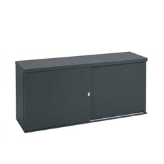 Akoestische schuifdeurkast 72.5 hg. x 166 br. + 2 legborden Orange office Schuifdeurkast  Select Kantoormeubelen.