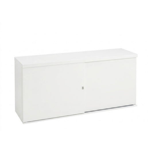 Akoestische schuifdeurkast 72.5 hg. x 166 br. + 2 legborden Orange office Schuifdeurkast  Select Kantoormeubelen.
