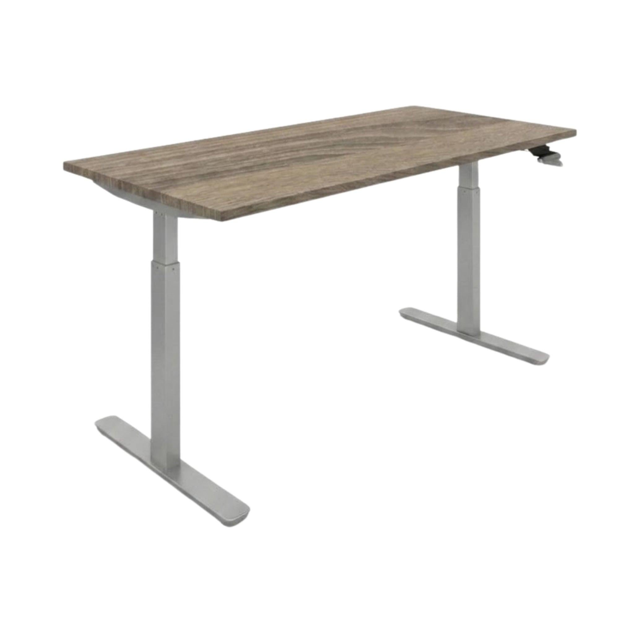 Slinger zit-sta bureau aluminium