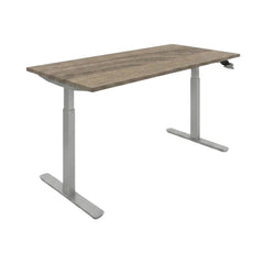 Slinger zit-sta bureau aluminium