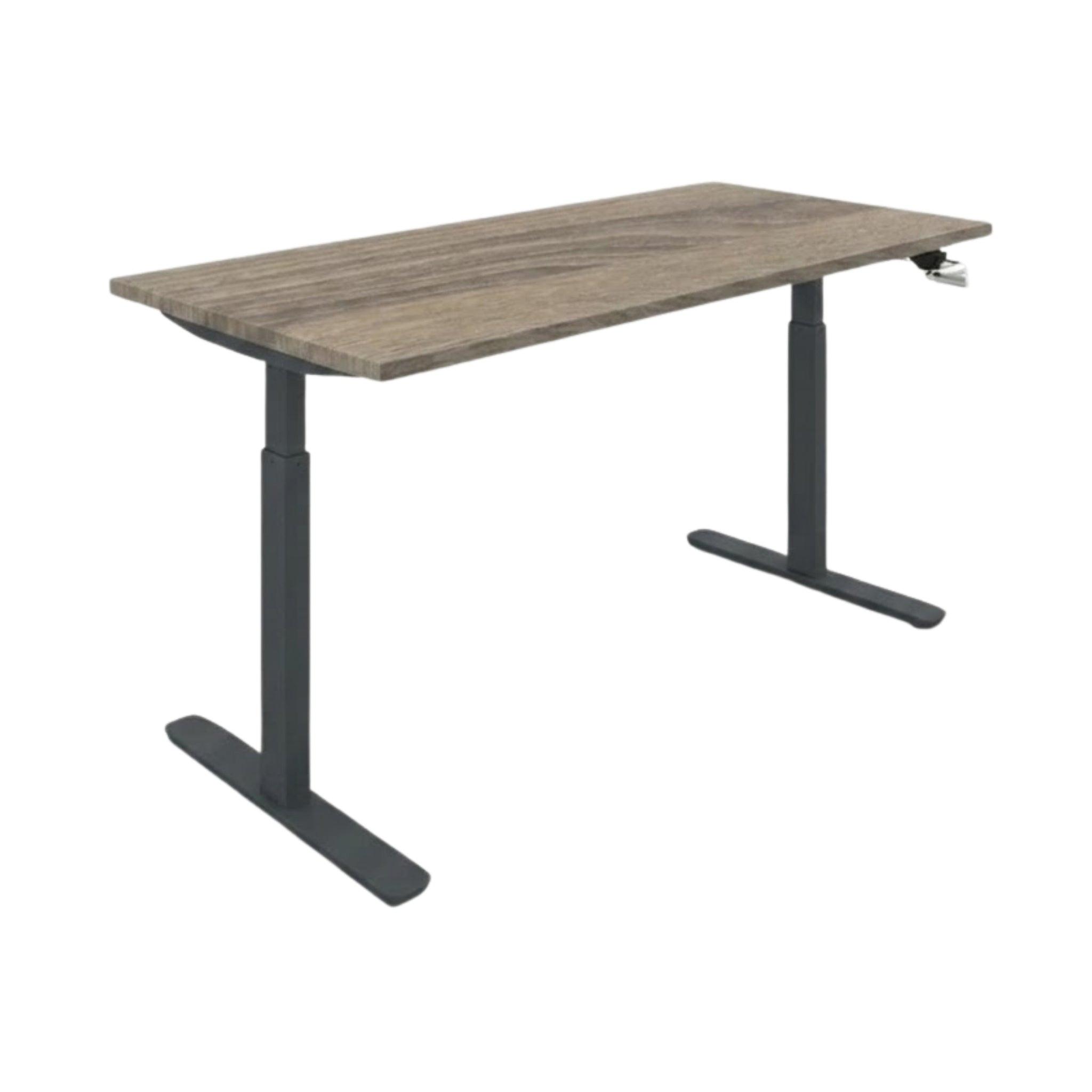 Slinger zit-sta bureau antraciet