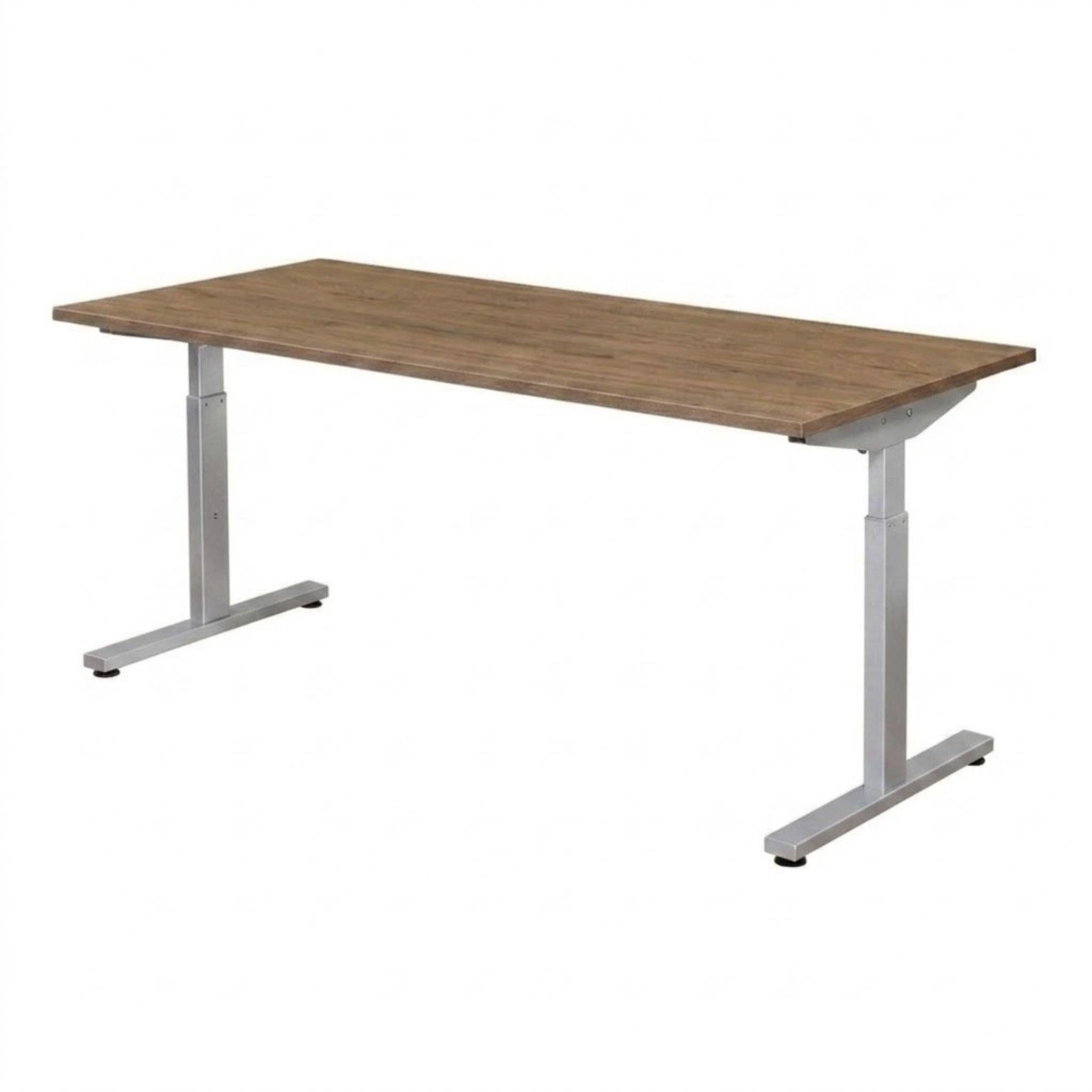 Standaard bureau rechte poten aluminium