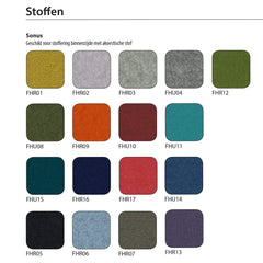 Stoffen binnenzijde akoestische Vergaderboxen  Select Kantoormeubelen.