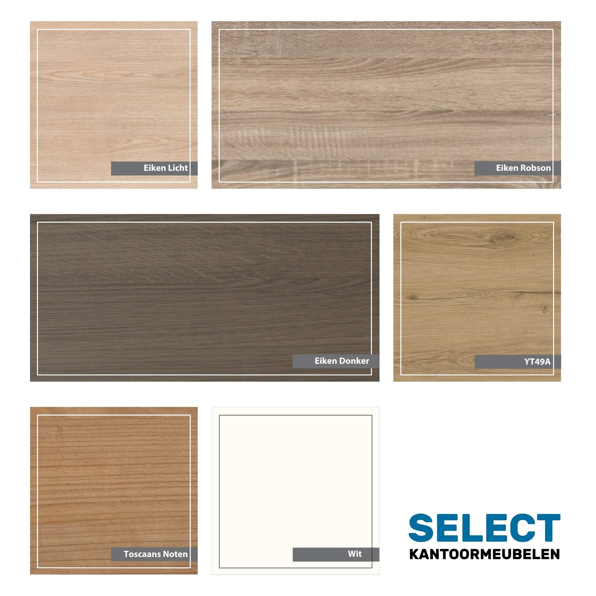 Verschillende tafelbladen