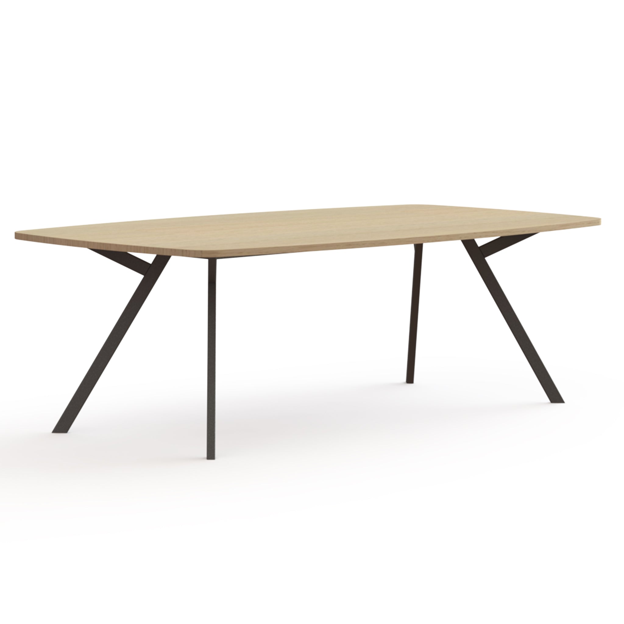 Vergadertafel tonvormig Huislijn Bridge 75cm hoog 