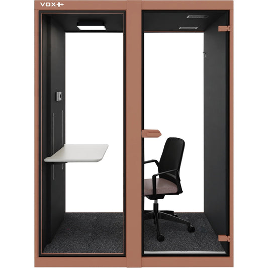 Vooraanzicht vox werkplek box