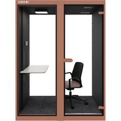 Vooraanzicht vox werkplek box