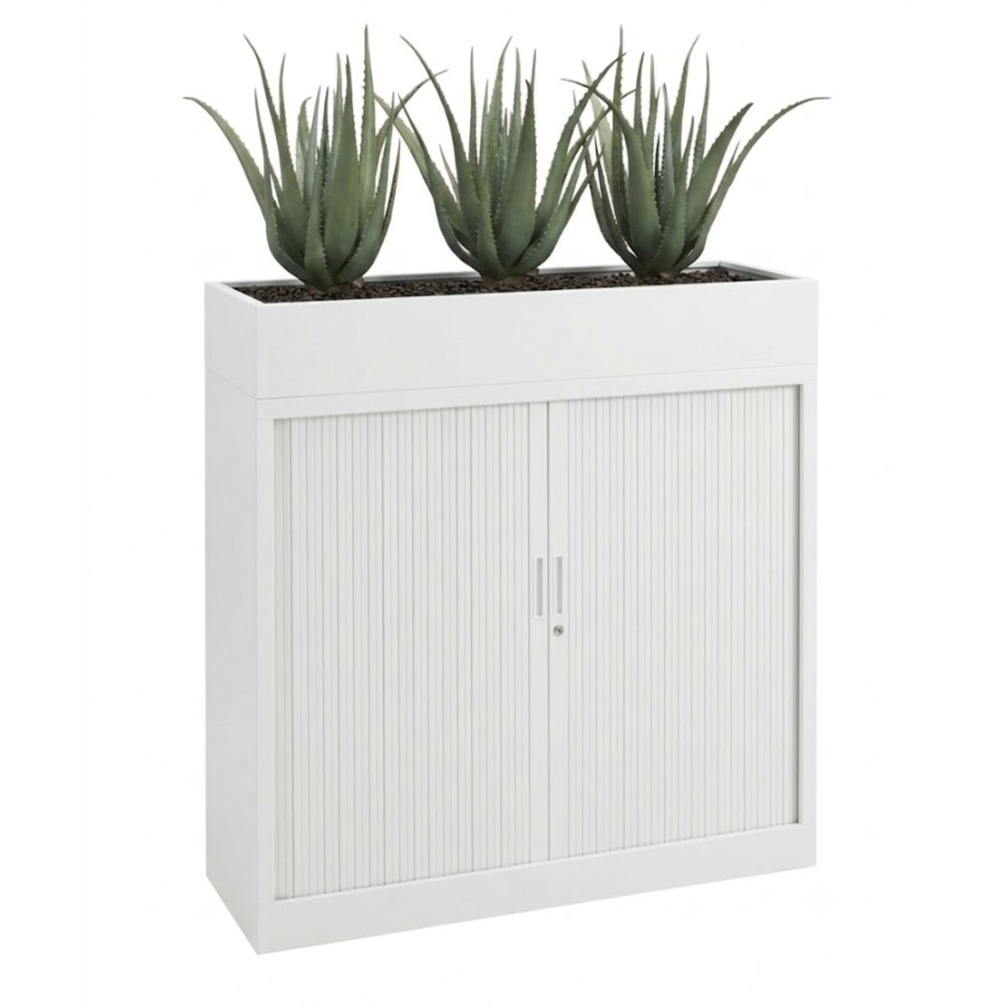 Plantenbak t.b.v. roldeurkast 120cm.