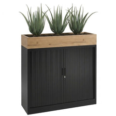 Plantenbak t.b.v. roldeurkast 120cm.