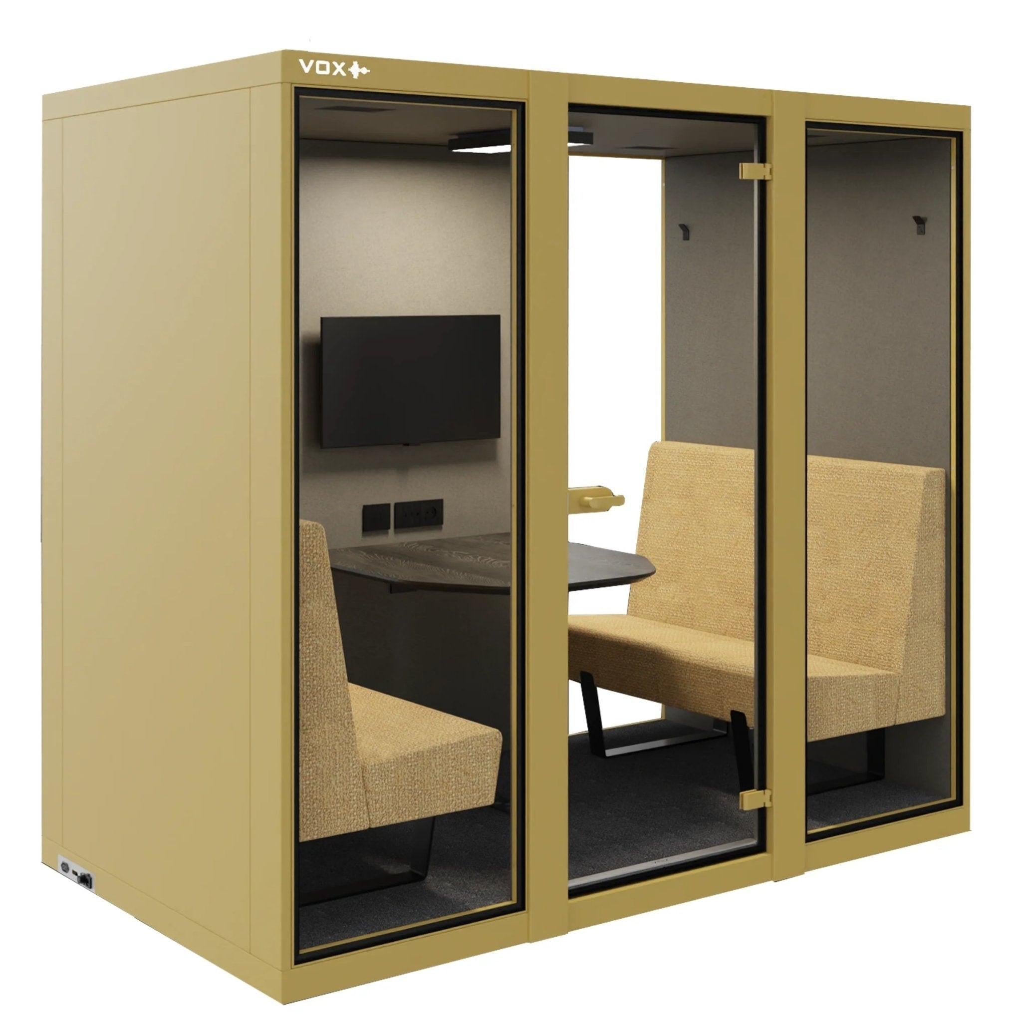 Akoestische Vergaderruimte 4P Custom Huislijn Kantoormeubelen Vergaderboxen  Select Kantoormeubelen.