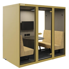 Akoestische Vergaderruimte 4P Custom Huislijn Kantoormeubelen Vergaderboxen  Select Kantoormeubelen.