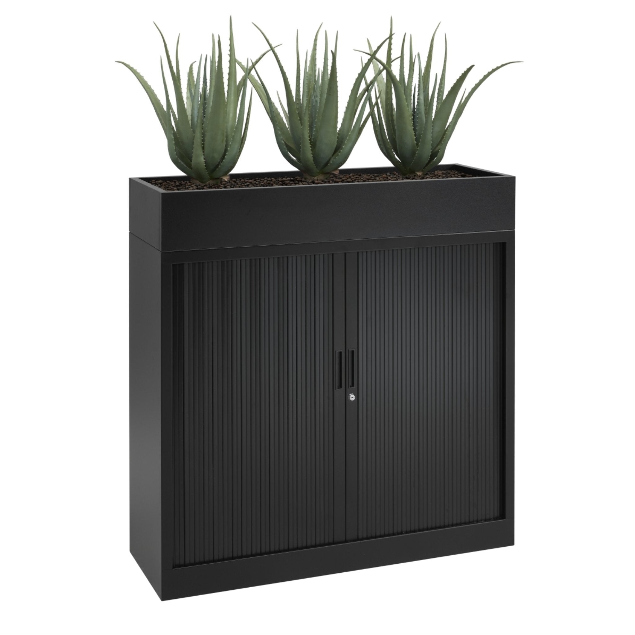 Plantenbak t.b.v. roldeurkast 120cm.